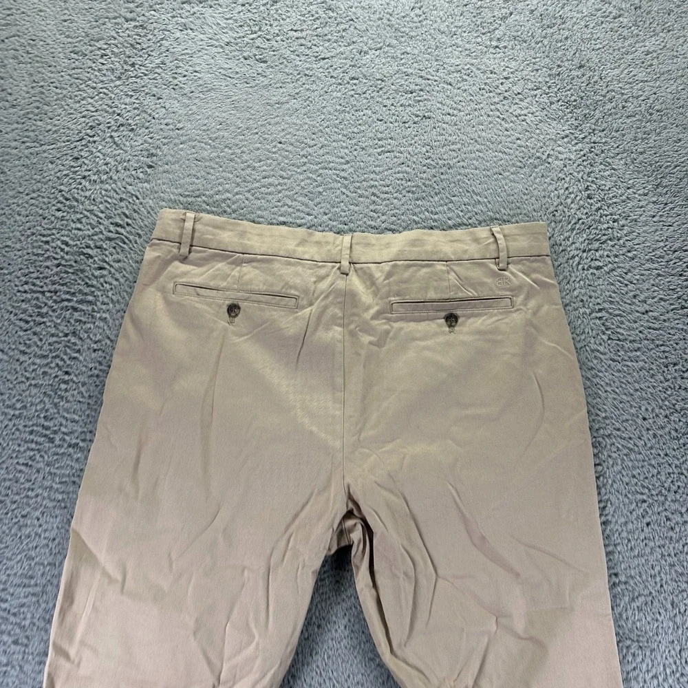 Banana Republic Pant Men's 40x26 Beige Cotton‎ Chino Straight Business Stretch